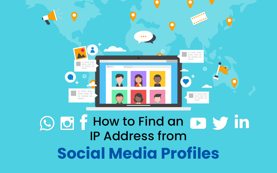 How to find IP address from Social Media Profile