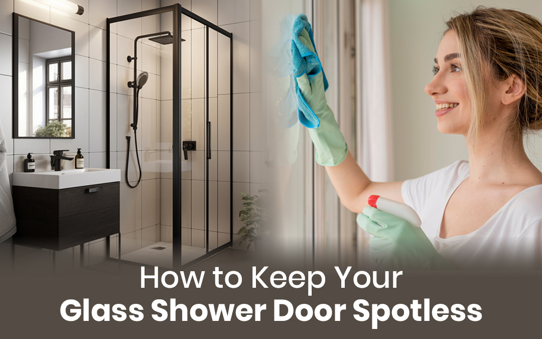 Bathroom Shower Door Cleanup