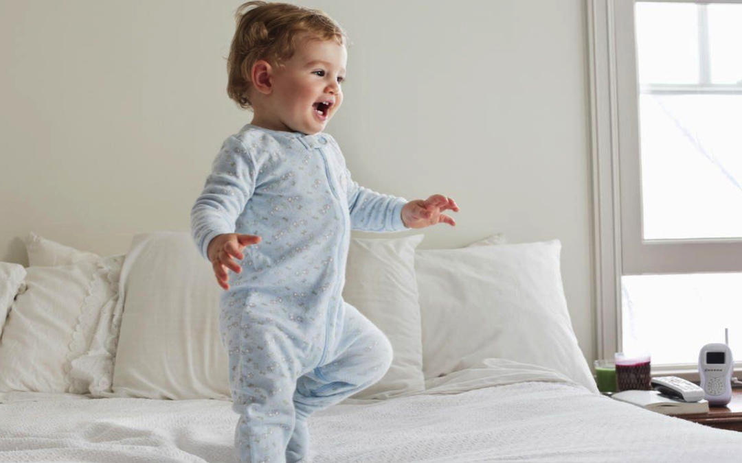 Baby on a Crib