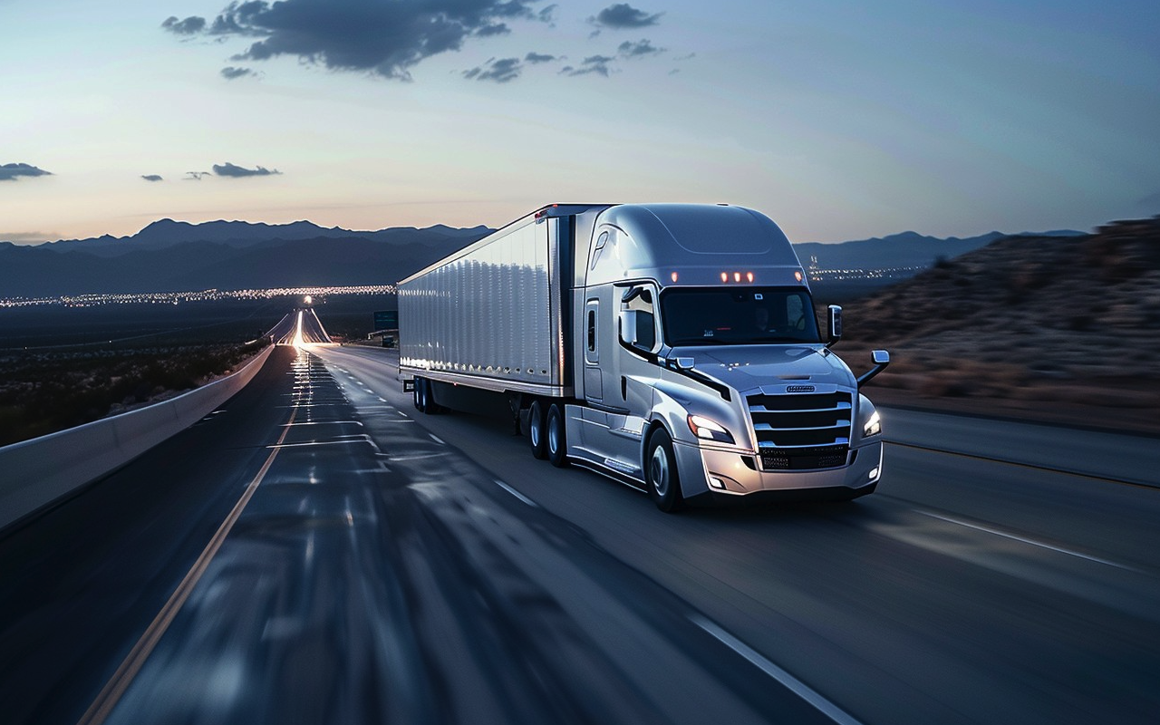 A Truck on the Road